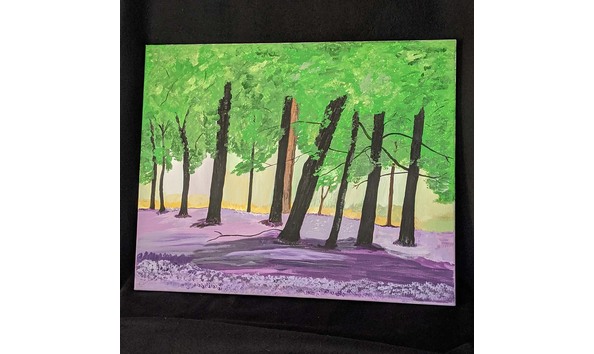 Big image painting trees