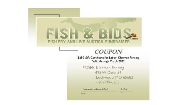 Big image coupon kleeman fencing 2021