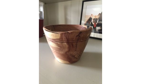 Big image handmade wooden bowl