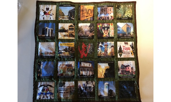 Big image celebrate terrebonne decorative quilt