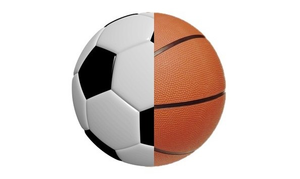 Big image soccer basketball