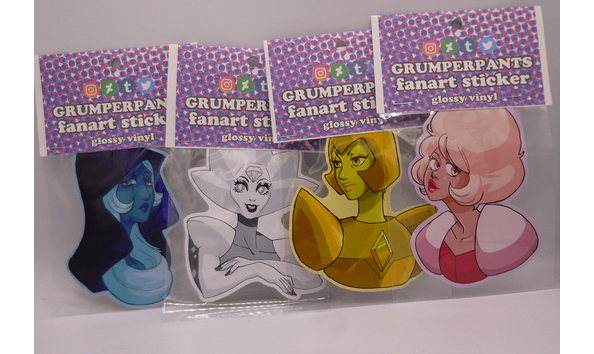 Big image 202103stat001   steven universe diamonds vinyl stickers