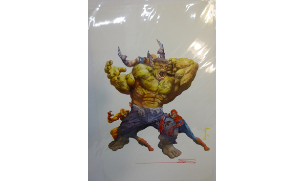 Big image 201911art102   zombie marvel heroes fighting