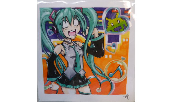 Big image 201911art094   anime chick listening to headphones