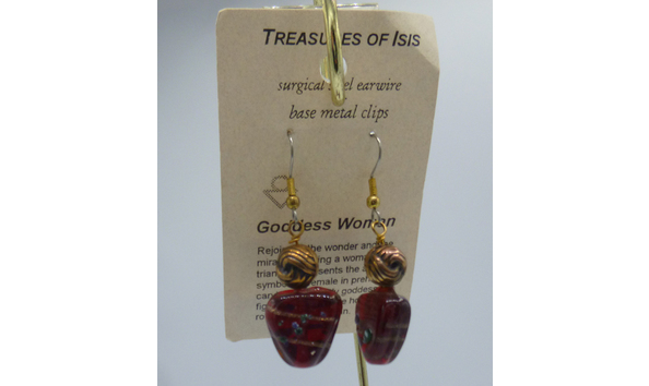 Big image 201510jwy032   red glass bead goddess woman