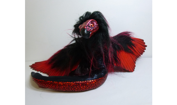 Big image 201904coll004   red   black posing serpent