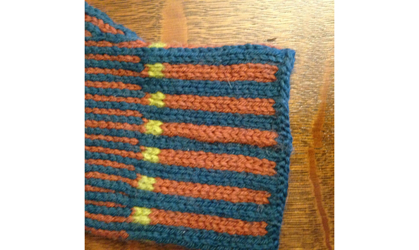 Big image mittens striped 3