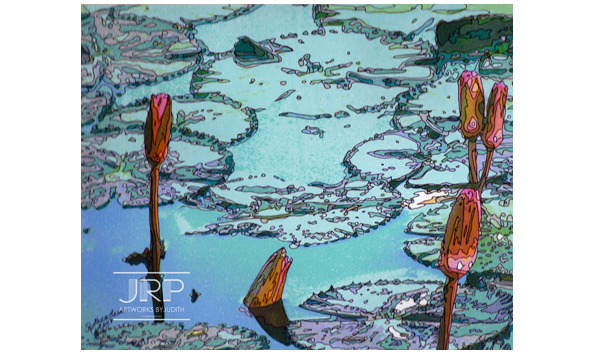 Big image waterlilies iii