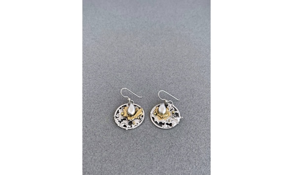 Big image raindrop splash earrings pklown