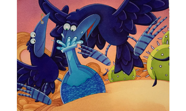 Big image thirsty crows