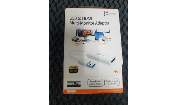 Big image 2021 auction 21 j5create usb to hdmi adapter