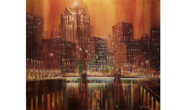 Big image milwaukee river downtown