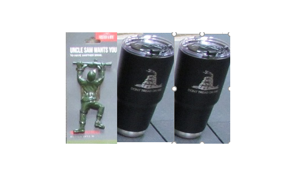 Big image two steel tumblers   uncle sam wants you bottle opener 2