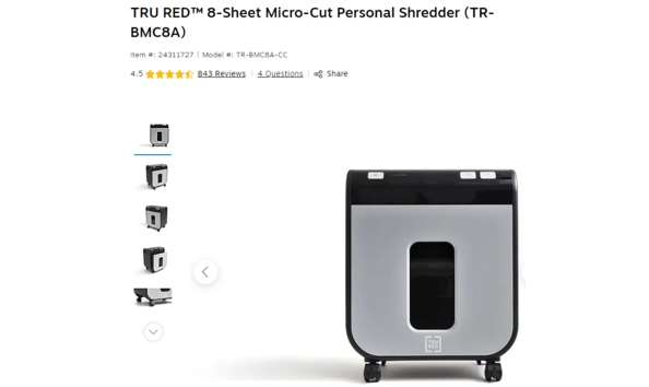 Big image micro shredder