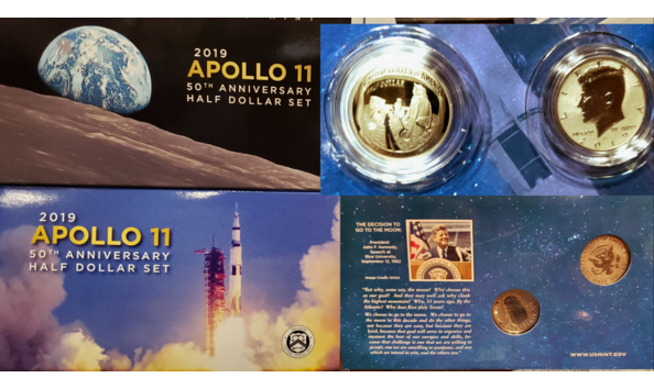 Big image apollo 11 commemorative coin set