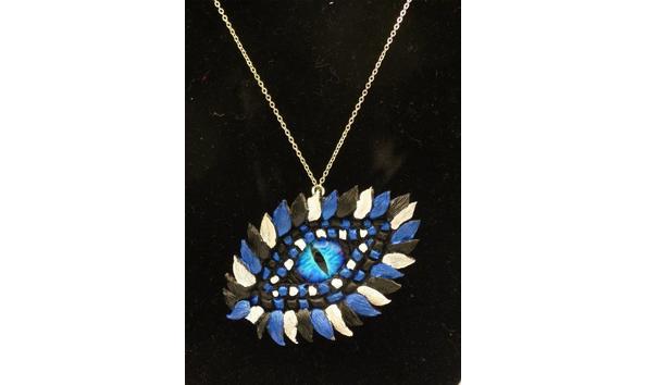 Big image 202107jwy002   blue  black and white dragon eye necklace