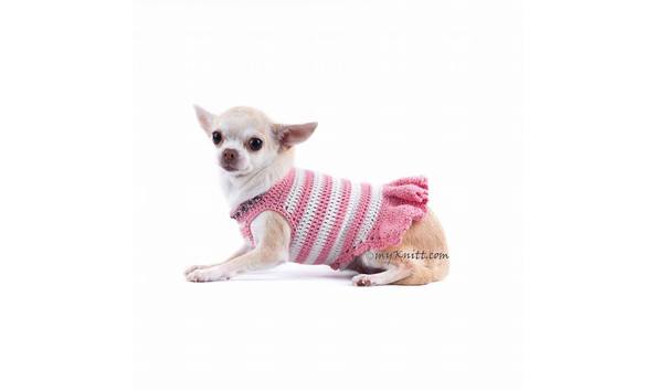 Big image pink and white stripe side view