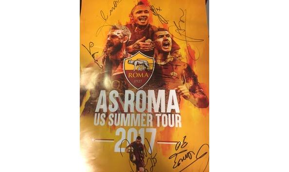 *Signed A.S. Roma Poster* For Woodbridge Animal Shelter