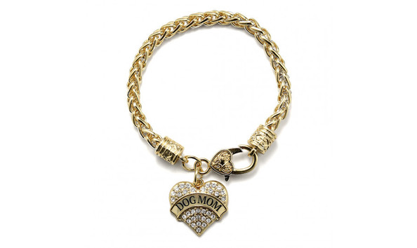 Big image dog mom bracelet gold