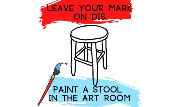 Big image paint a stool