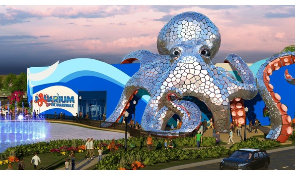 Big image aquarium at the boardwalk