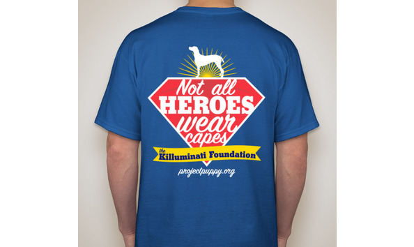 Big image superhero shirt back