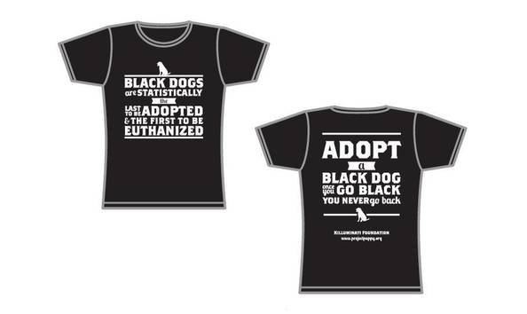 Big image black dog shirt new design 2014