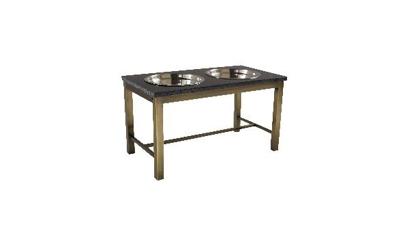 Big image obelisk home   large mercer brass pet feeder