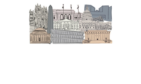 Big image meg biram dc buildings print