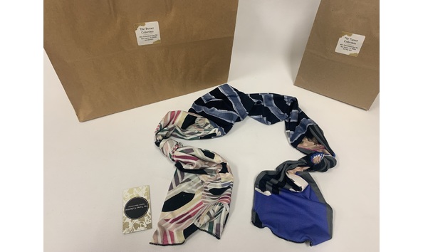 Big image steel blue scarf