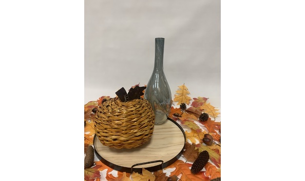 Big image palm pumpkin vase