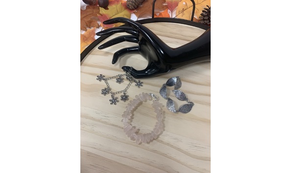 Big image silver bracelet set