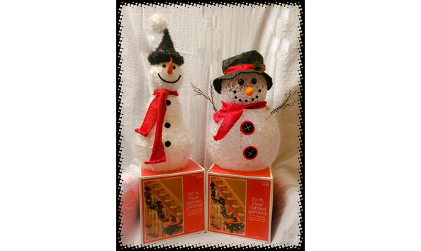 Big image lighted snowman 2