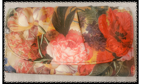 Big image flower wallet