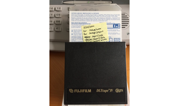 Big image tape back up