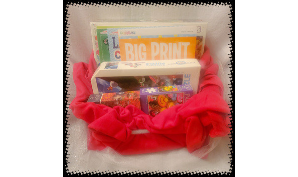 Big image cherry tree puzzle basket