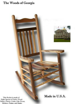 Woods of Georgia Rocking Chair