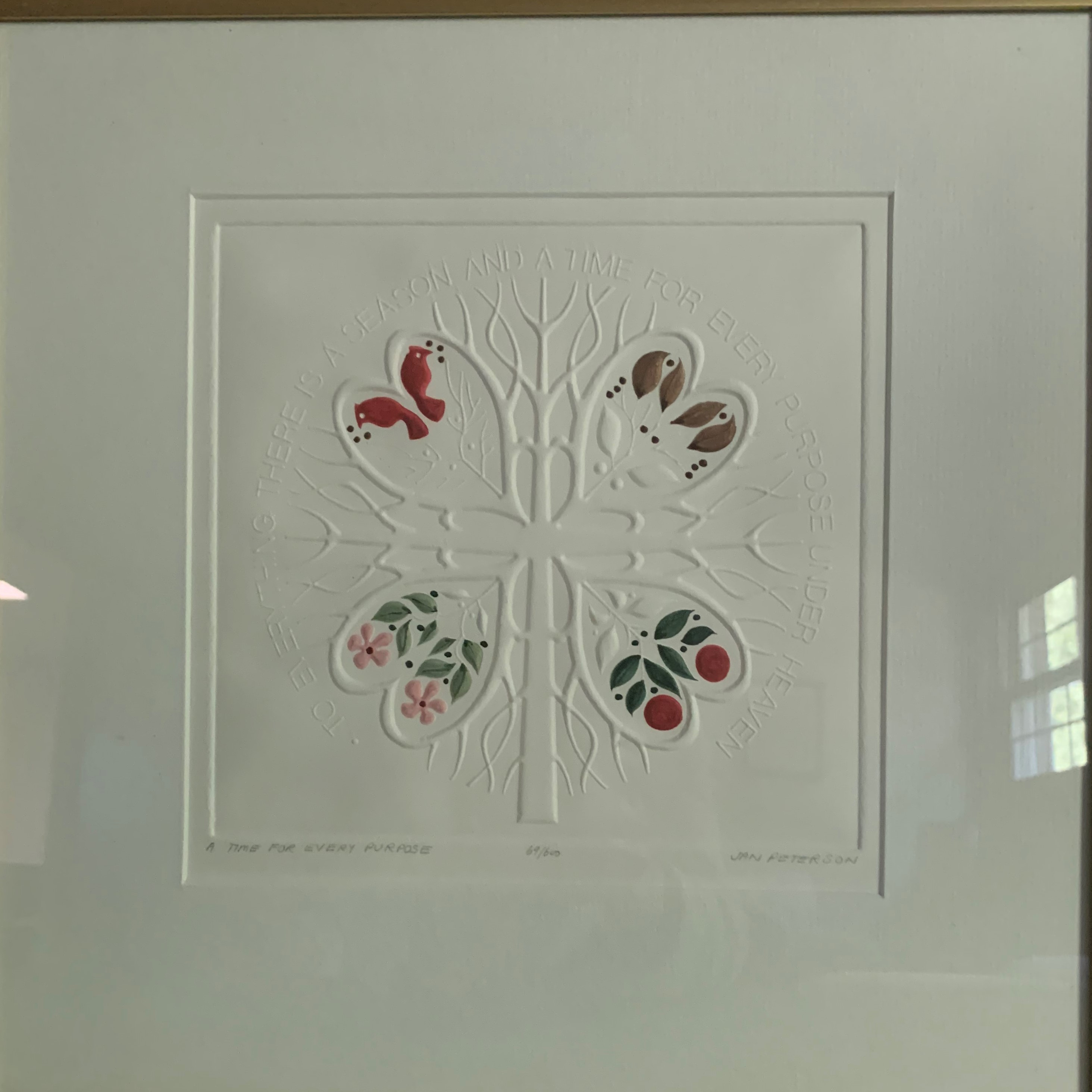 Embossed Print by Jan Peterson