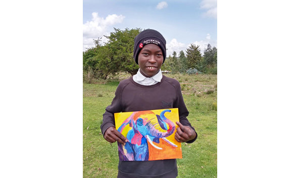 Big image multicolorelephant