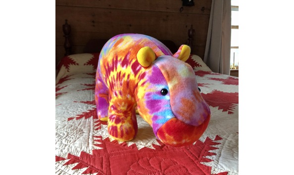 Big image stuffed hippo