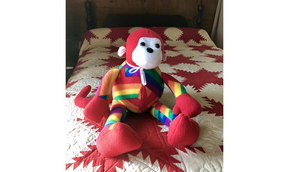 Big image stuffed monkey