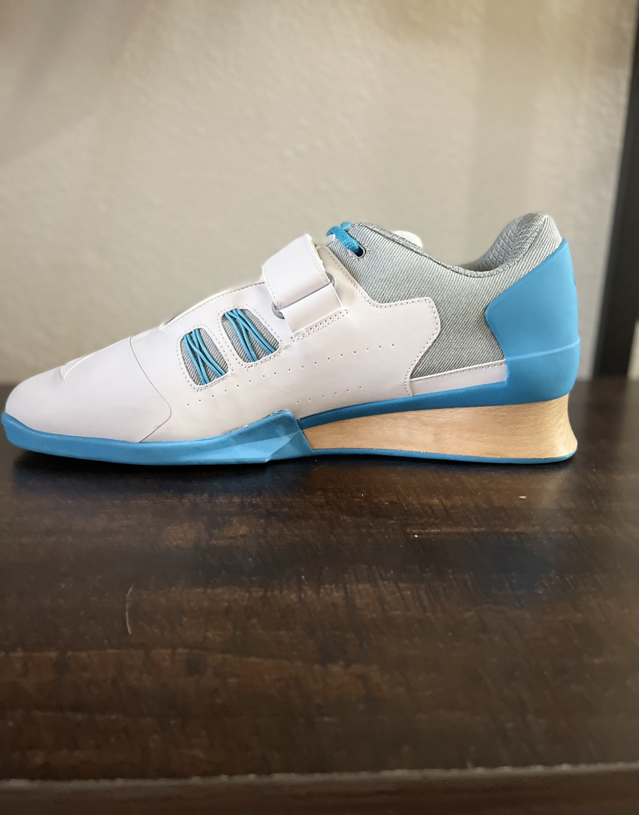 Velaasa Strake Olympic Weightlifting Shoe in Spring Blue Size 14