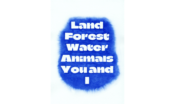 Big image land forest water animals you and i blue 1979 4090pix   naoe suzuki