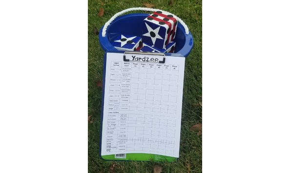 Big image stars and stripes custom yardzee game