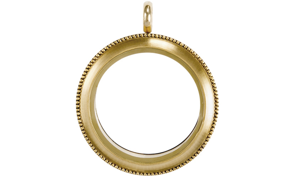 Big image origami owl lk9008 large gold twist living locket base   heirloom face