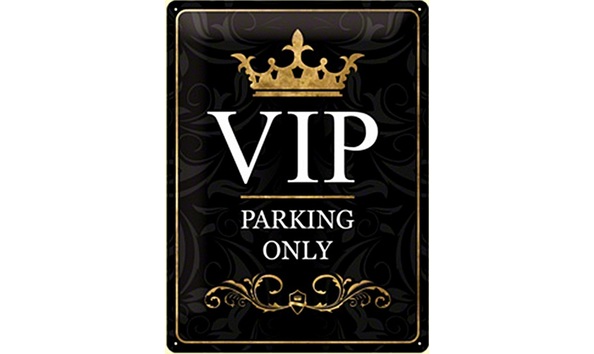 Big image vip parking only embossed large metal sign na 4030  8315 p