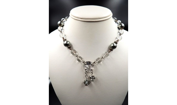 Big image necklace crystals