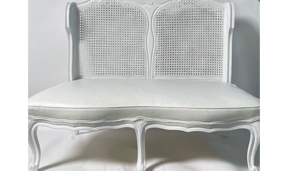 Big image thrift item    2 white loveseats