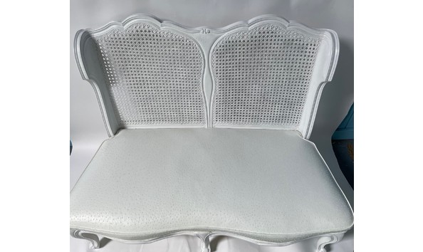 Big image thrift item    2 white loveseats 3