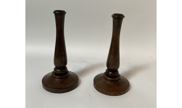 Big image stilin   wood candlesticks